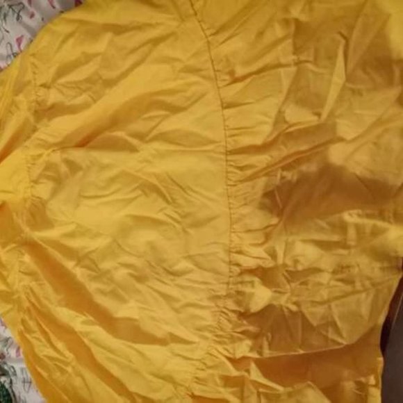 YELLOW PUFF SLEEVE ONE SHOULDER CUT OUT DETAIL MAXI DRESS SUMMER VACAY - Picture 8 of 8